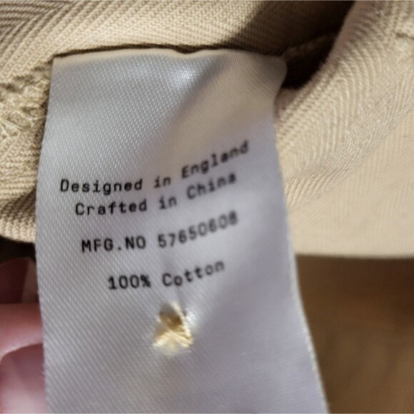 Men's Khaki Beige Cotton Workwear Casual Pants W38 Regular UK38 Spring NWT - Picture 6 of 6